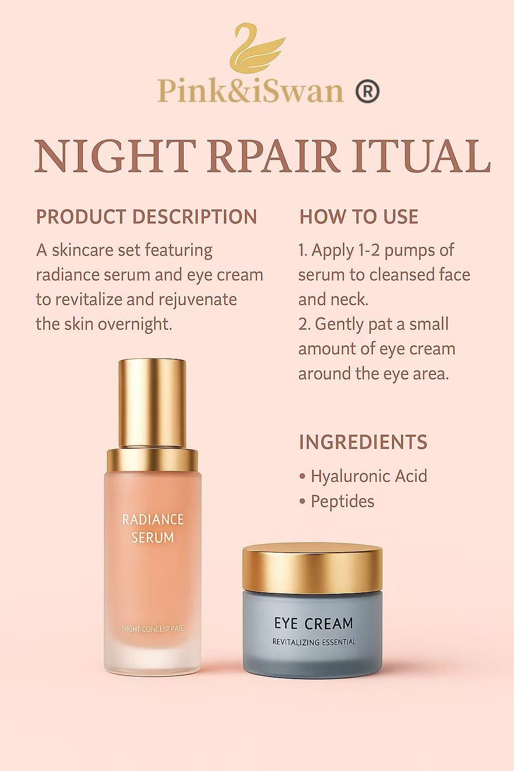 Night Repair Ritual - Pink&iSwan
