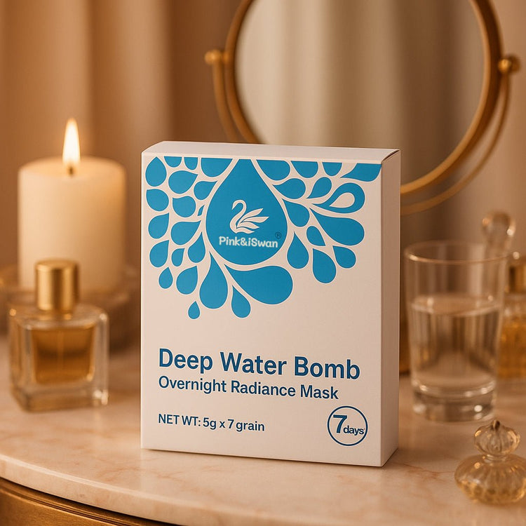 Deep Water Bomb - Overnight Radiance Mask - Pink&iSwan